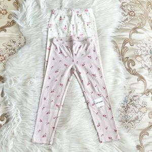 Old Navy Girls Pink Full Length Leggings NWT Sz 4